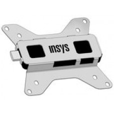 Suporte INSYS VESA para PC-Stick: Fixação Segura, Compatibilidade Universal, Aço Inoxidável, Design Discreto