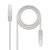 Cabo de Rede NANOCABLE Cat.6 5m Cinzento U/UTP - Conectores RJ45 e AWG24