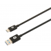 Cabo USB GOODIS USB 3.1 para USB-C, 1.5m, Preto