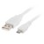 Cabo USB OEM USB-A <-> USB-Bmicro 1m - Branco