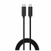 Cabo USB Ewent EC1045 USB-C para USB-C 1m 60W PD 10Gbps
