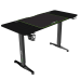 Secretária Gaming Gamemax D140-Carbon-EC: Ajustável em Altura, Carbono, 140x60cm
