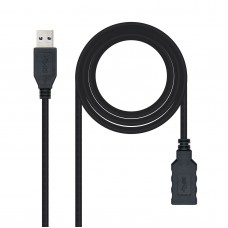 Cabo USB NanoCable 10.01.0901-BK 1m USB 3.0 A/A Preto