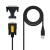 Conversor NanoCable 10.03.0002 USB para RS232 (DB9/DB25), Preto, 1,8m Conversor NanoCable 10.03.0002 USB para RS232 (DB9/DB25), Preto, 1,8m
