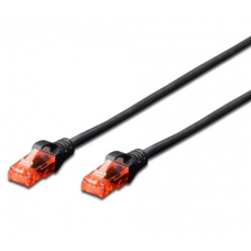 Cabo de Rede OEM Cat.6 Flat RJ45 Preto - Conexão Gigabit