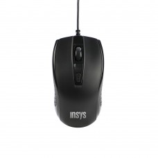 Rato INSYS KY2-M342, USB, 3200 DPI e 4 Botões