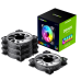 Kit Ventoinhas Gamemax DRH400 4x120mm aRGB, Hub, PWM, Gaming Kit Ventoinhas Gamemax DRH400 4x120mm aRGB, Hub, PWM, Gaming