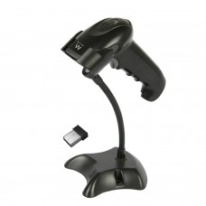 Leitor CBar. Ewent EW3431 Portátil 1D/2D, Wireless, 100m Alcance, Bateria 2000mAh
