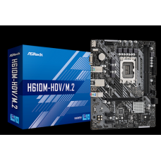 Motherboard AsRock H610M-HDV/M.2 R2.0 RCDC, LGA1700, DDR4, HDMI, DisplayPort Motherboard AsRock H610M-HDV/M.2 R2.0 RCDC, LGA1700, DDR4, HDMI, DisplayPort