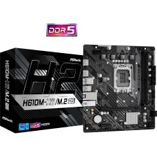 Motherboard AsRock H610M-HDV/M.2+ D5 - LGA 1700, DDR5, HDMI, DisplayPort e Gigabit LAN