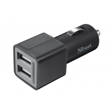 Carregador Trust 19171: Automático, AC, Universal, 2x USB, 24W