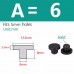 Kit OEM Borracha p/ I/O Shield (wifi) - 1 Unidade