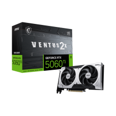 Placa Gráfica MSI RTX 5060 Ti 8GB VENTUS 2X OC PLUS, Blackwell, GDDR7, 2x Ventoinhas