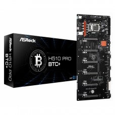 Motherboard AsRock H510 Pro BTC+, LGA 1200, DDR4, 6x PCIe 3.0 x16, HDMI Motherboard AsRock H510 Pro BTC+, LGA 1200, DDR4, 6x PCIe 3.0 x16, HDMI