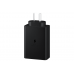 Carregador Samsung EP-T6530NBEGEU: Carregador Trio USB, 65W, Tipo C, Rápido, Compatível com Vários Dispositivos