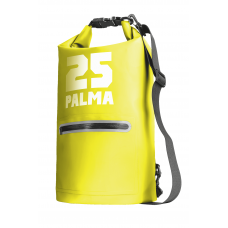 Mala Impermeável Trust Palma 25L Amarela: PVC, Fivela de Clique, 25x25x60cm, Resistente a Pó