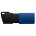 Pen USB Kingston DataTraveler Exodia M 64GB USB 3.2, Slide, Preto/Azul