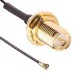 Antena OEM Wireless 20cm + Cabo Ptail 15cm IPEX MHF