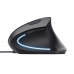 Rato Trust Verto Ergonómico Vertical 1600 DPI USB