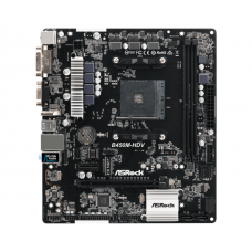 Motherboard AsRock B450M-HDV AM4, DDR4, HDMI, DVI-D, USB 3.1