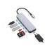 Conceptronic DONN02G Base USB-C 6-em-1: HDMI, USB-A, Leitor de Cartões