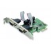 Placa Conceptronic SRC01G: PCIe, 2x RS-232, 2,5 Gbit/s, Interna