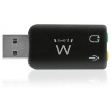 Placa de Som Ewent EW3751 5.1 USB com Chipset C-Media CM108 Placa de Som Ewent EW3751 5.1 USB com Chipset C-Media CM108