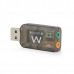 Placa de Som Ewent EW3751 5.1 USB com Chipset C-Media CM108 Placa de Som Ewent EW3751 5.1 USB com Chipset C-Media CM108