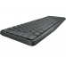 Teclado Logitech MK235: Wireless, Português, Resistente a Derrames, Cinzento