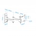Suporte TooQ LP2323TN-B para TV 10-23 polegadas, capacidade 15kg, VESA 100x100mm, inclinação e rotação