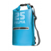 Mala Impermeável Trust Palma 25L Azul: PVC, Fivela de Clique, 25x25x60cm, Resistente a Pó