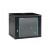 Armário Rack Phasak PRO Mural 9U 19p 600x450 Preto - Desmontado c/ Ventoinhas