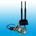 Adaptador OEM mPCIe > PCIe/USB + 2 Antenas - Expansão e Conectividade Versátil