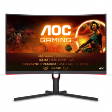 Monitor AOC CQ32G3SU/BK 31.5p QHD 165Hz FreeSync e G-Sync