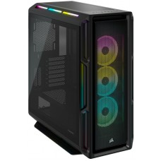 Caixa ATX Corsair 5000T iCUE RGB Preta, Vidro Temperado, USB-C e RGB
