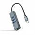 Adaptador NanoCable USB-C para 3xUSB 3.0, RJ45 Gigabit Ethernet Adaptador NanoCable USB-C para 3xUSB 3.0, RJ45 Gigabit Ethernet