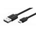 Cabo USB OEM GH2925, USB 2.0 A/M para Micro USB B/M, 5m, Preto