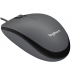 Rato Logitech M90, Escritório, Ambidestro, USB, 1000 DPI e Preto