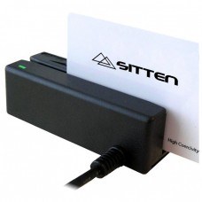 Leitor de Cartões Sitten POS2034 USB Preto - 3 Pistas, Bi-direcional