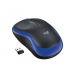 Rato Logitech M185 Wireless Ótico 1000DPI Ambidestro - Preto/Azul