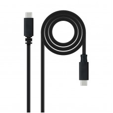 Cabo USB-C NanoCable 10.01.2301 1m USB 2.0 Macho/Macho Preto