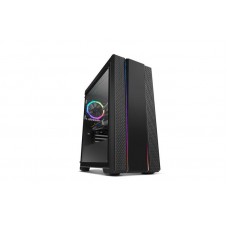 Caixa NOX Hummer Fusion RGB ATX, painel vidro, ventoinha RGB, USB 3.0
