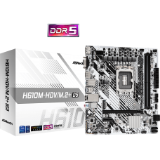 MotherBoard AsRock H610M-HDV/M.2+ D5 LGA 1700, DDR5, Gigabit LAN, HDMI, DisplayPort