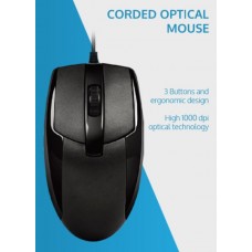 Rato Flex.OEM MT1-M389 USB 1000 DPI Preto SJ.TRF