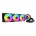 Arctic Liquid Freezer III 360 A-RGB Preto: Refrigerador Líquido 360mm, Iluminação RGB, FDB