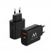 Carregador EWENT EW1319: USB-C/USB-A, 20W, Carregamento Rápido, Universal
