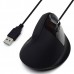 Rato EWENT EW3157 Ergonómico c/ Fio 1800 DPI USB, Design Ergonómico e Preto