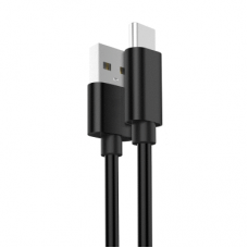 Cabo USB EWENT EC1033 1m USB-A para USB-C 2.0 480 Mbps Preto
