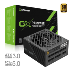 Fonte de Alimentação Gamemax GX-750 PRO 750W 80+ Gold ATX3.0 PCIe5.0 - Modular