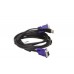 Cabo KVM D-Link DKVM-CU: VGA, USB, 1,8m, Preto